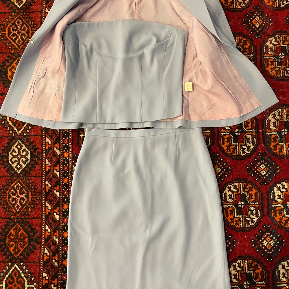 Baby Blue 3 woman piece suit